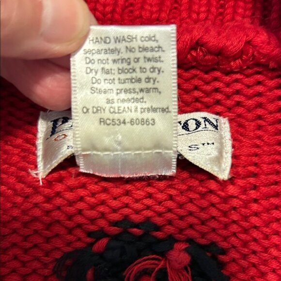 Vintage Pendleton Originals Cowboy Knit Denim Jacket/Sweater - Picture 9 of 12